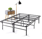 Best Price Mattress 18 Inch Metal Platform Beds w/Heavy Duty Steel Slat Mattress Foundation (No Box Spring Needed)