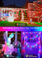 Brightown Fairy Lights Color Changing - 22 Color 66FT 200 LED Plug in String Lights with Remote, Halloween String Lights Indoor with 12 Modes, Christmas Fairy Lights for Bedroom Classroom