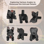 BestGiftEver Black Bear Drawer Pull and Cabinet Knob - Rustic Decor Dresser Hardware, Ideal for Mountain, Cabin, Lodge or Woodland Home Decorations with Wildlife Charm (Handstand Playing Bear)