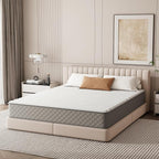 PurrJoys Full Mattress, 10 Inch Hybrid Double Mattress with Cooling Gel Memory Foam and Pocket Springs, CertiPUR-US Certified, Medium Firm