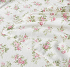 Laura Ashley Flannel Sheet Set, Audrey Pink, Queen (201592)