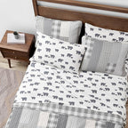 Eddie Bauer - Twin Sheets, Cotton Flannel Bedding Set, Brushed for Extra Softness, Cozy Home Decor (Bear Family)