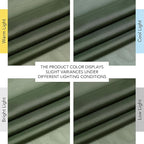 NICETOWN Forest Green Sheer Curtains 96inches Long for Living Room, Grommet Voile Sheer Light Filtering Window Treatments for Bedroom, Sage Green, W54 x L96, Set of 2