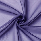 Aiyufeng Purple Sheer Curtains 72 Inch Length 2 Panels Set, Light Filtering Airy Rod Pocket Purple Window Curtain Treatment Drapes for Kitchen Bedroom Living, Each 42Wx72L Inches