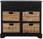 SAFAVIEH American Homes Collection Herman Vintage Black Storage Unit