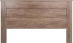 Prepac Stylish Flat Wood Panel Headboard for King Size Beds, Simplistic Wooden King Headboard 2.25" D x 81" W x 48" H, Drifted Gray, DHFK-1301-1