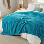 Bedsure GentleSoft Teal California King Size Blanket for Couch - Cozy Soft Blankets for Women, Cute Small Fleece Throws for Girls, Birthday Gifts for Women, 102x96 Inches