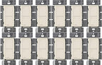 Lutron Caseta Original Smart Light Switch (Lutron Smart Hub Required), for Home, LED Lights, and Fans, 6 Amp, Single-Pole/3-Way, Neutral Required, PD-6ANS-LA, Almond, 12 Pack