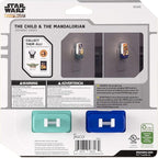 STAR WARS LED Night Light, Baby Yoda & The Mandalorian, Plug-in, Dusk to Dawn Sensor, Grogu, UL-Certified, Cute Nightlight for Kids, Bedroom, Bathroom, Hallway, Game Room, Gifts, 2 Pack, 56328