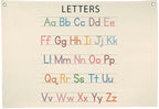 Classroom Decoration-Homeschool Decor-Educational Flag Decor Gift for Kids Toddler Baby Boys Girls Newborn Toddler - Banner Wall Sign Gifts for Playroom Nursery Baby Room Bedroom Front Door-letters