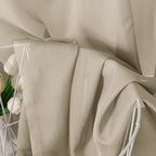 Aiyufeng Taupe Sheer Curtains 72 Inches Long 2 Panels Set, Semi Transparent Voile Rod Pocket Sheer Window Drapes for Bedroom Bed Canopy Living Room Dining Wedding Party Backdrop, 42W x 72L inch