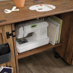 Sauder Miscellaneous Storage Sewing/Craft Cart/ Pantry cabinets, Vintage Oak finish