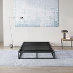 Box Spring Twin Size 5 Inch Low Profile Heavy Duty Metal Frame Mattress Foundation, Quiet Noise-Free,Easy Assembly, 3000lbs Max Weight Capacity