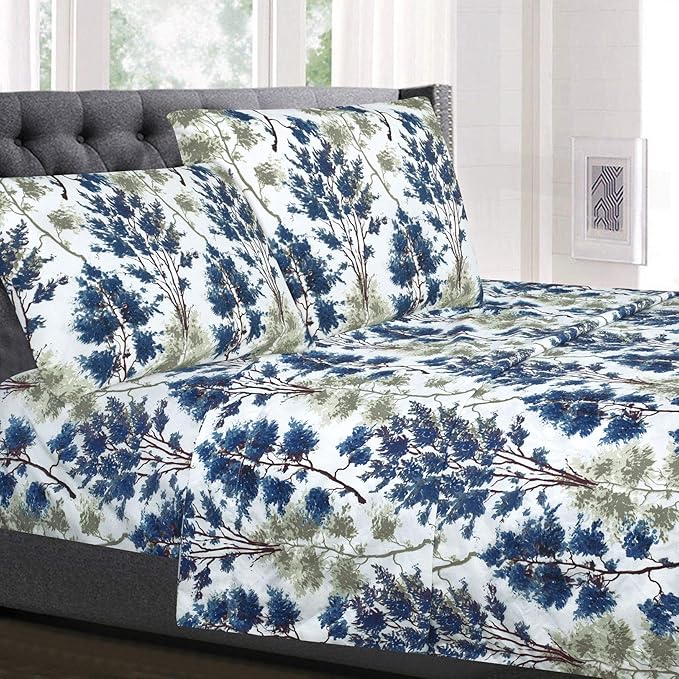 Twin Sheets - Breathable Luxury Sheets with Full Elastic & Secure Corner Straps Built In - 1800 Supreme Collection Extra Soft Deep Pocket Bedding Set, Sheet Set, Twin, Florence