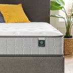 ZINUS 8 Inch Comfort Support Cooling Gel Hybrid Mattress, Twin, Tight Top Innerspring Mattress, Motion Isolating Pocket Springs, Mattress in A Box