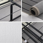 ZINUS No Assembly Metal Box Spring 9 Inch White Mattress Foundation, Sturdy Metal Structure, Twin