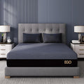 EGOHOME 10 Inch Cal King Memory Foam Mattress for Back Pain, Cooling Copper Gel Bed in a Box, Foam Made in USA, CertiPUR-US Certified, Therapeutic Medium Firm, 72x84x10 Black