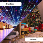 100 Count Multicolor Incandescent Christmas Lights White Wire String Light Indoor Outdoor Tree Garland Holiday Wedding Party Decorations