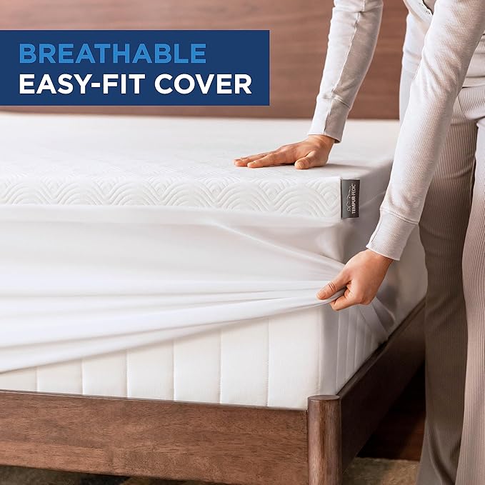 Tempur-Cloud 2-Inch Mattress Topper, King,White