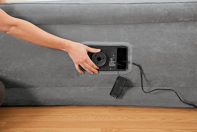 Intex Comfort Plush Elevated Dura-Beam Airbed with Built-in Electric Pump