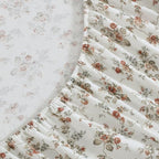 Laura Ashley - Flannel Sheets Queen Size, Anti-Pilling & Wrinkle Resistant Cotton, Touchably Soft for All-Season Comfort - Bed Sheets with Matching Pillowcases & Fitted Sheet (Le Fleur Orange)