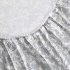 Laura Ashley - Flannel Sheets Full Size, Anti-Pilling & Wrinkle Resistant Cotton, Touchably Soft for All-Season Comfort - Bed Sheets with Matching Pillowcases & Fitted Sheet (Crestwood Pastel Grey)