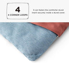 Bedsure California King Comforter Set - Storm Blue Soft Bedding for All Seasons, Cationic Dyed Bed Set, 3 Pieces, 1 California King Size Comforter (104"x96") and 2 Pillow Shams (20"x36"+2")