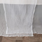 Mengersi Elegant Mosquito Net Canopy Bed Curtains Twin to Twin XL Size Bed,Netting Curtains for Camping, Patio,Indoor Outdoor Net (80x40x80, White)