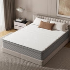 PurrJoys Full Mattress, 12 Inch Hybrid Double Mattress with Cooling Gel Memory Foam and Pocket Springs, CertiPUR-US Certified, Medium Firm