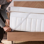 Tempur-Pedic TEMPUR-Adapt + Cooling 3-Inch Full Mattress Topper Medium Luxury Premium Foam, Washable Cover, Medium Cooling Topper,white