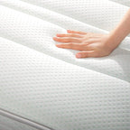 ZINUS 12 Inch Foam and Spring Mattress, Full, CertiPUR-US Certified Foams, Mattress in A Box, White
