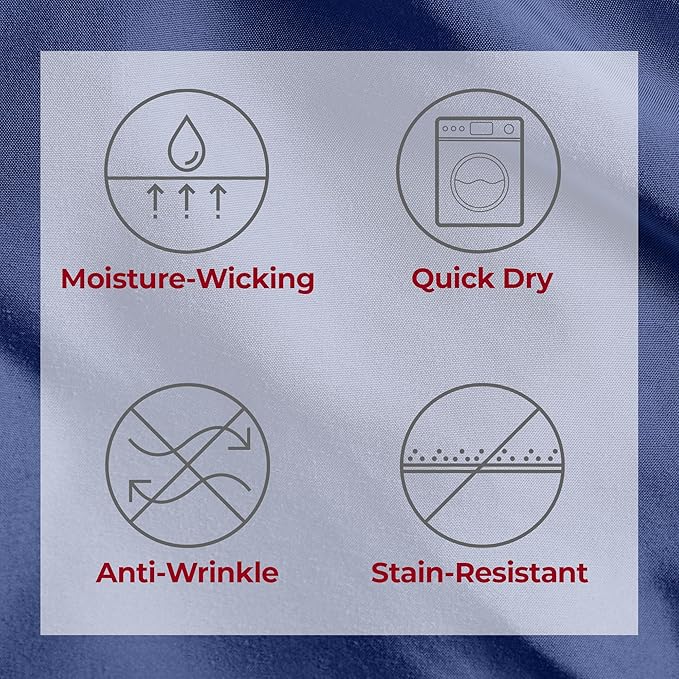 Mellanni Twin XL Sheets Set - 3 PC Iconic Collection Bedding - Hotel Luxury, Extra Soft, Cooling Bed Sheets - Wrinkle, Fade, Stain Resistant (Twin Extra Long, Blue Nova)