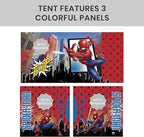 Spider-Man Loft Bed Tent - Curtain Set for Low Twin Loft Bed (Bed Sold Separately) by Delta Children