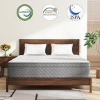 Swbvs Full Mattress, 12 Inch Full Size Mattresses, Memory Foam & Pocket Spring Hybrid, Firm Feel, Full Bed Mattress, CertiPUR-US Certified, Fiberglass Free