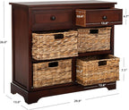SAFAVIEH American Homes Collection Herman Vintage Grey Storage Unit