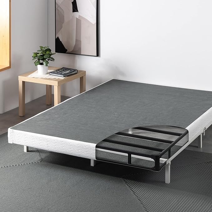 ZINUS 5 Inch Full Metal Smart Box Spring with Quick Assembly, Mattress Foundation, Strong Metal Frame, Easy Assembly