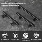 goldenwarm 15 Pack Black Cabinet Pulls 5 Inch Black Cabinet Handles Dresser Drawer Handles Kitchen Dawer Pulls and Knobs Modern Kitchen Hardware