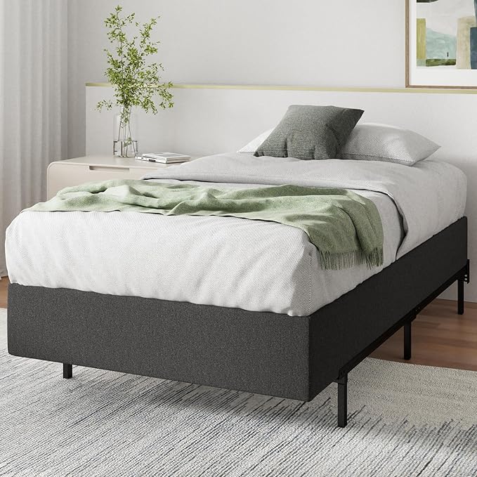 ZINUS 9 Inch Twin WonderBox(TM) Smart Box Spring, Quick Assembly Mattress Foundation, Durable Metal Frame, Grey