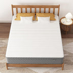 PurrJoys Queen Mattress, 12 Inch Cooling-Gel Memory Foam and Pocket Spring Hybrid Mattress, Queen Bed Mattressess in a Box, CertiPUR-US Certified, Medium Firm