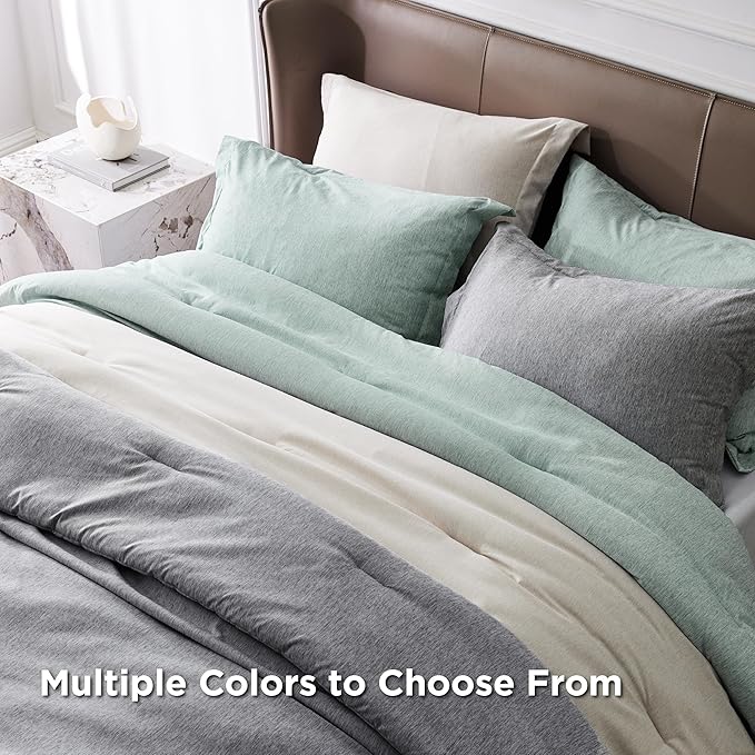 Bedsure Twin/Twin XL Comforter Set Dorm Bedding - Sage Green Twin Bedding Set for College, Soft Cationic Dyed Bed Set for All Seasons, 2 Pieces, 1 Comforter (68"x88") and 1 Pillow Sham (20"x26"+2")