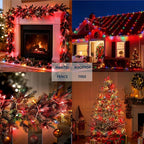 Joiedomi Christmas String Lights Indoor,100 Count Mini Red Light,21.4 FT Lighting Decor for Patio Dorm Classroom Bedroom Holiday Wedding Party Garland Birthday Festival,White Wire