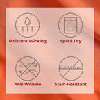 Mellanni Twin XL Sheets Set - 3 PC Iconic Collection Bedding - Hotel Luxury, Extra Soft, Cooling Bed Sheets - Wrinkle, Fade, Stain Resistant (Twin Extra Long, Poppy Orange)
