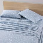 Eddie Bauer - Queen Sheets, Cotton Flannel Bedding Set, Brushed For Extra Softness, Cozy Home Decor (Birch Forest, Queen)