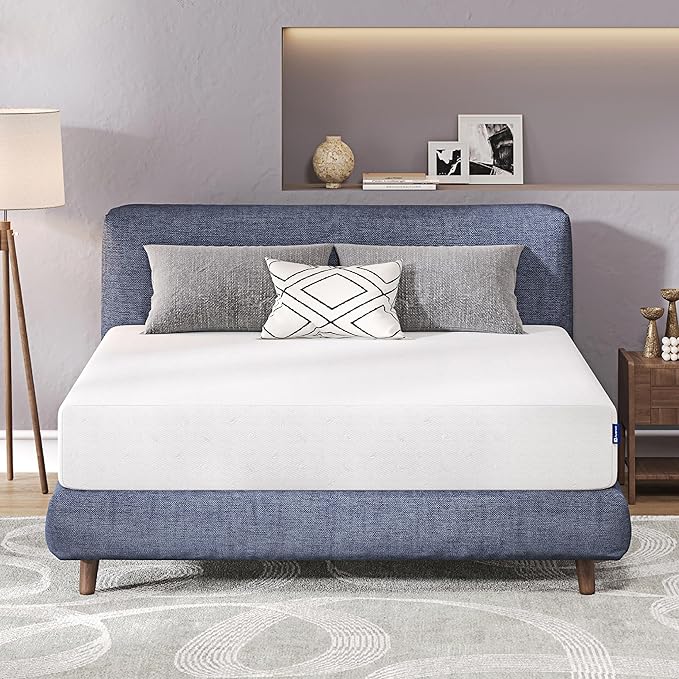 Avenco Queen Size Mattress, 10 Inch Memory Foam Queen Mattress in a Box for Comfort Sleep & Pressure Relief, CertiPUR-US Certified Medium Firm Mattresses