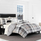 Eddie Bauer - Queen Sheet Set, Warm Breathable Cotton Flannel Bedding with Deep Pockets, Brushed for Extra Softness, Cozy Home Decor, Oeko-Tex Certified (Geese Meadow, Queen)
