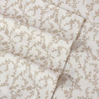 Laura Ashley - Flannel Sheets Full Size, Anti-Pilling & Wrinkle Resistant Cotton, Touchably Soft for All-Season Comfort - Bed Sheets with Matching Pillowcases & Fitted Sheet (Victoria Beige)