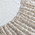 Eddie Bauer - Queen Sheets, Cotton Flannel Bedding Set, Brushed For Extra Softness, Cozy Home Decor (Little Creek Pine Cone Beige, Queen)