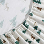 Eddie Bauer - Queen Sheets, Cotton Flannel Bedding Set, Brushed For Extra Softness, Cozy Home Decor (Deer Hollow, Queen)