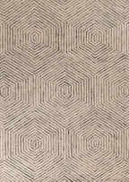 NEW HOME Andrews Mid-Century Neutral Hand-Tufted Area Rug - Ivory 3'3" x 5'3"
