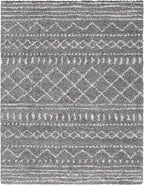 SAFAVIEH Arizona Shag Collection Area Rug - 9' x 12', Brown & Ivory, Moroccan Design, Non-Shedding & Easy Care, 1.6-inch Thick Ideal for High Traffic Areas in Living Room, Bedroom (ASG741B)